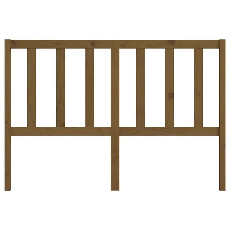 Tête de lit accessoire couchage chambre à coucher meuble 146 x 4 x 100 cm bois massif marron clair TDL0203005