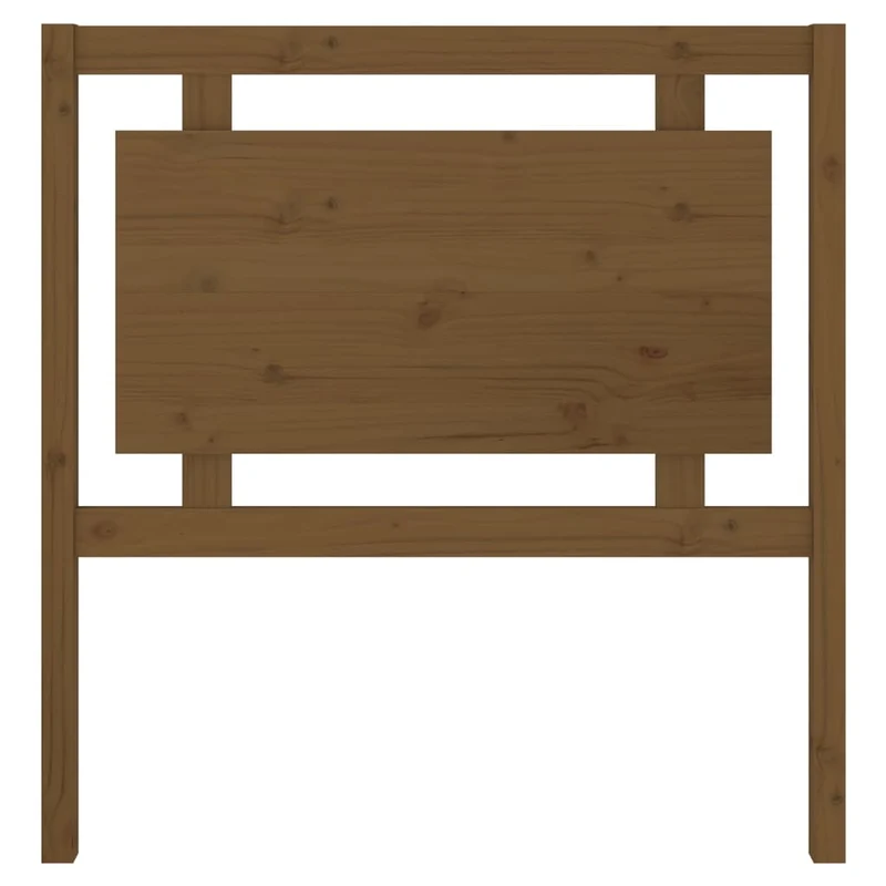 Tête de lit accessoire couchage chambre à coucher meuble 95,5 x 4 x 100 cm bois massif marron clair TDL0202825