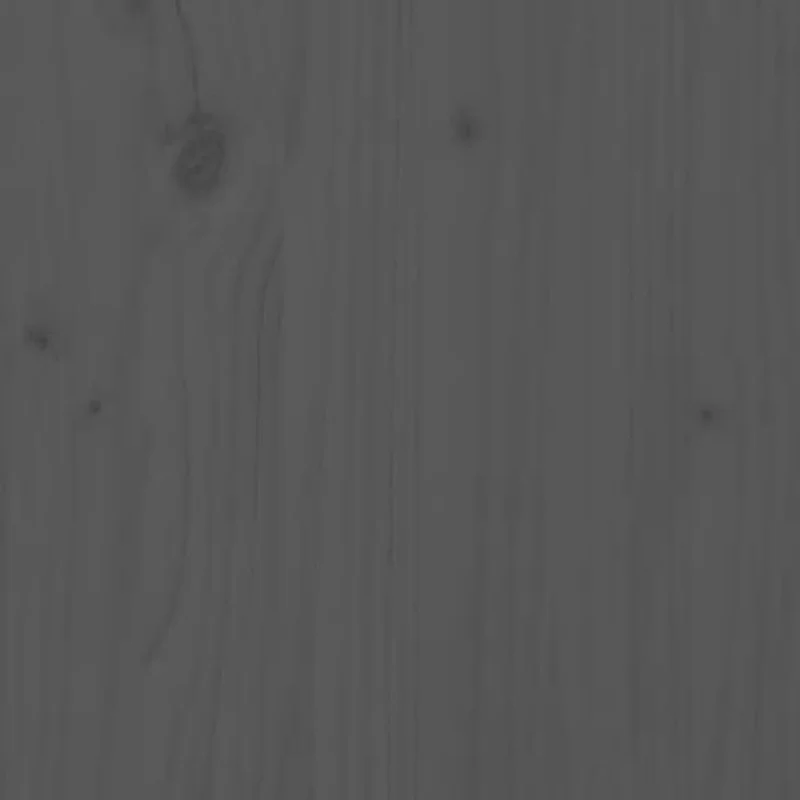 Tête de lit accessoire couchage chambre à coucher meuble 159,5 x 3 x 80,5 cm bois de pin gris TDL0203402