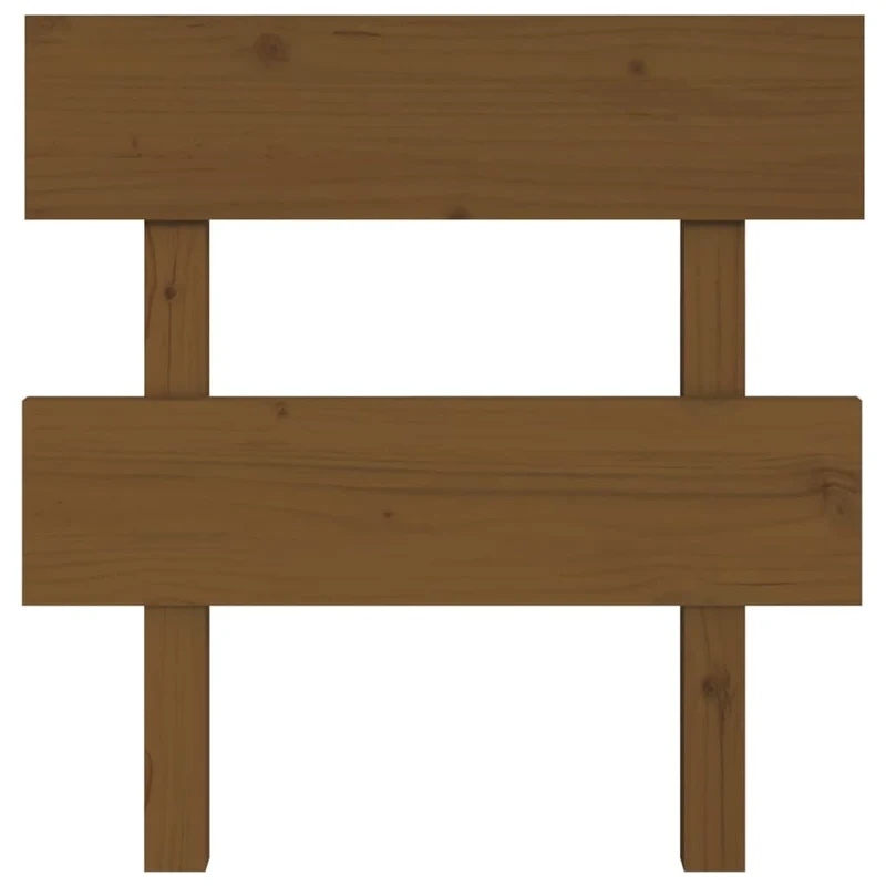 Tête de lit accessoire couchage chambre à coucher meuble 93,5 x 3 x 81 cm bois massif marron clair TDL0202827