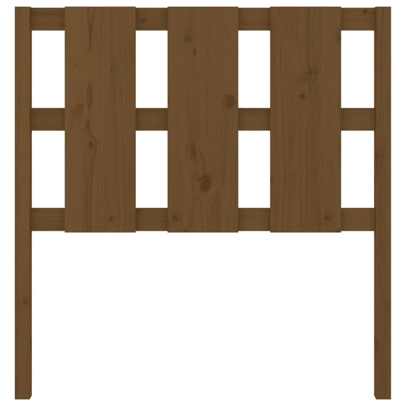 Tête de lit accessoire couchage chambre à coucher meuble 95,5 x 4 x 100 cm bois massif marron clair TDL0202820