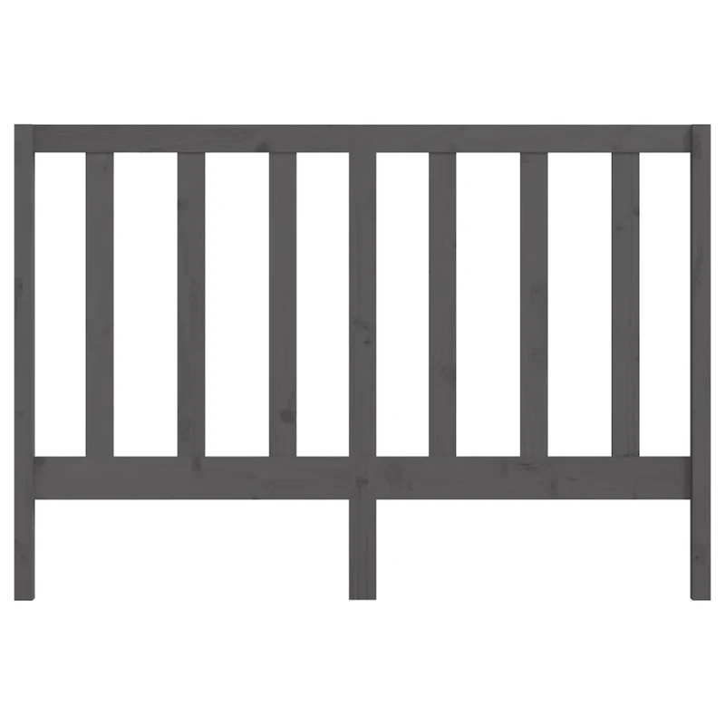 Tête de lit accessoire couchage chambre à coucher meuble 166 x 4 x 100 cm bois de pin gris TDL0203384