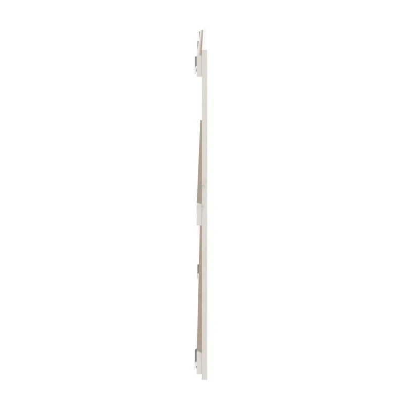 Tête de lit accessoire couchage chambre à coucher meuble murale style palette 204 x 3 x 90 cm bois massif blanc TDL0202694