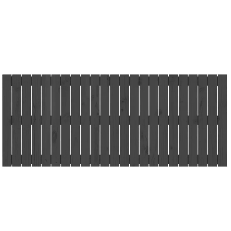 Tête de lit accessoire couchage chambre à coucher meuble murale style palette 147 x 3 x 60 cm bois massif gris TDL0202652