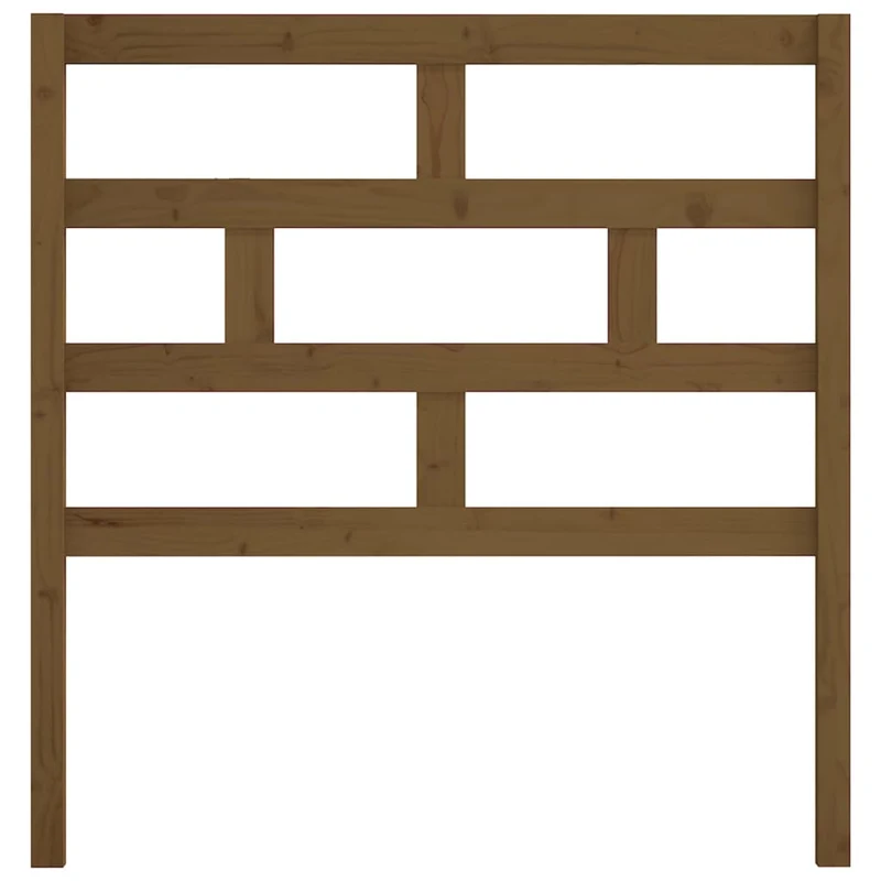Tête de lit accessoire couchage chambre à coucher meuble 96 x 4 x 100 cm bois massif marron clair TDL0202811