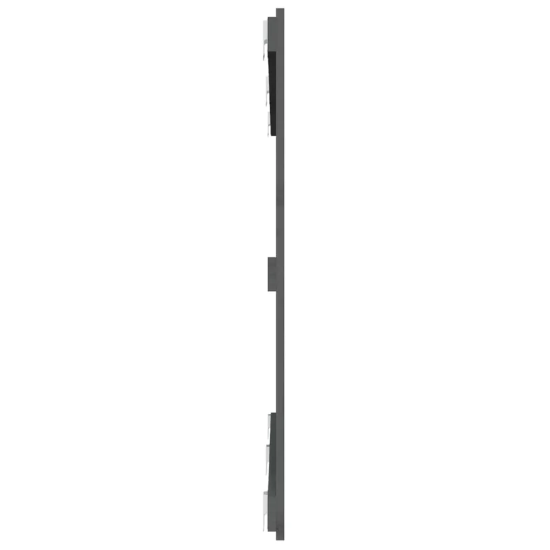 Tête de lit accessoire couchage chambre à coucher meuble murale style palette 147 x 3 x 90 cm bois massif gris TDL0202651