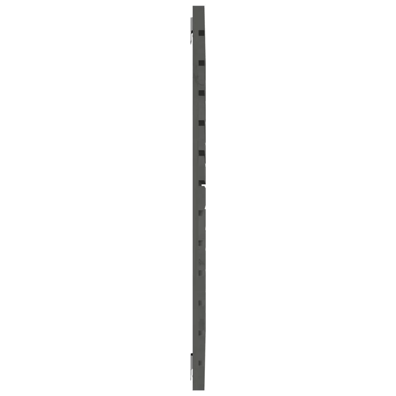 Tête de lit accessoire couchage chambre à coucher meuble murale 146 x 3 x 91,5 cm bois massif gris TDL0202653