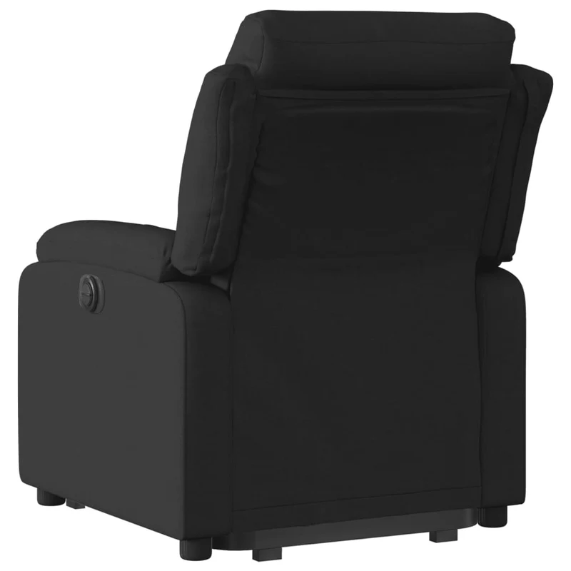 Fauteuil relax TV fonction de levage électrique très confortable en tissu noir DEC028506