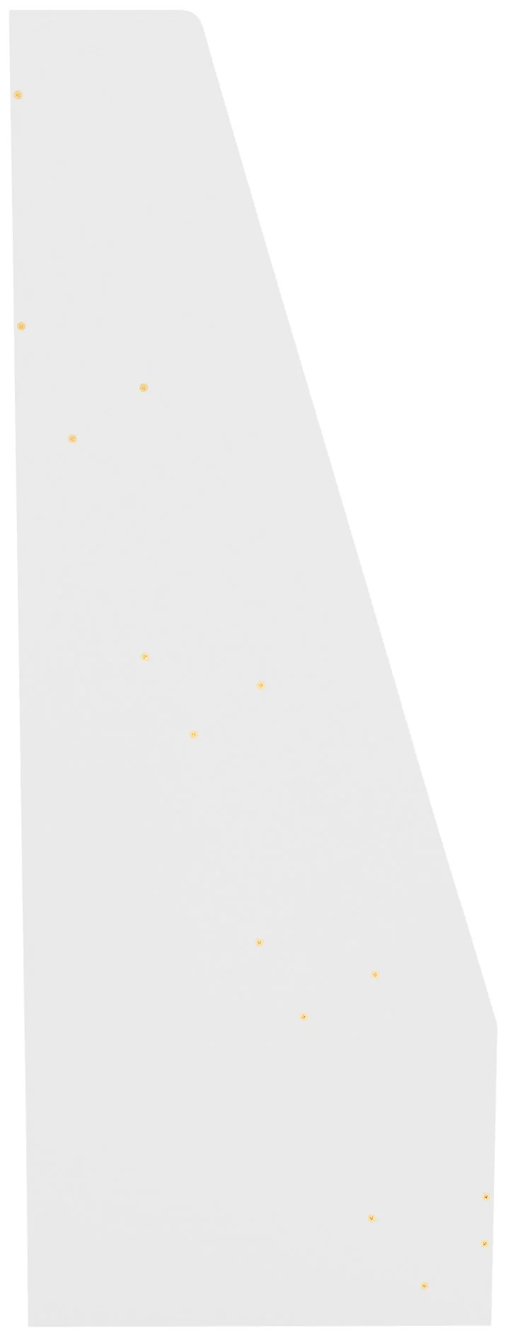 Bibliothèque étagère pour enfant 4 étagères 88x80x30 cm en MDF blanc 10_0003497