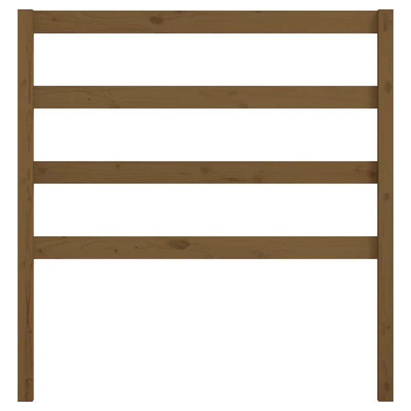 Tête de lit accessoire couchage chambre à coucher meuble 95 x 4 x 100 cm bois massif marron clair TDL0202815