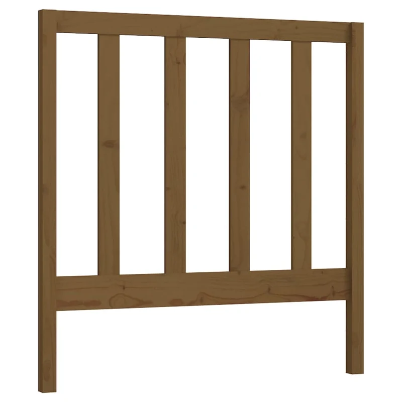 Tête de lit accessoire couchage chambre à coucher meuble 95 x 4 x 100 cm bois massif marron clair TDL0202814