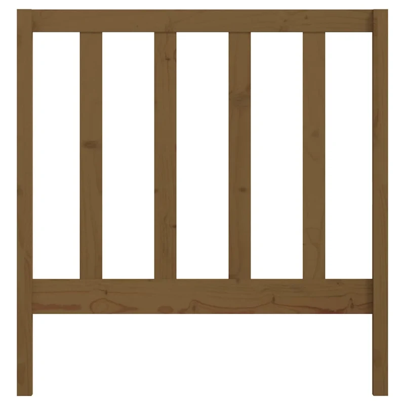 Tête de lit accessoire couchage chambre à coucher meuble 95 x 4 x 100 cm bois massif marron clair TDL0202814