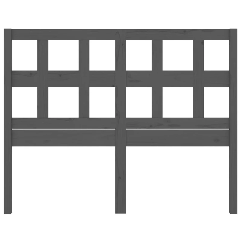 Tête de lit accessoire couchage chambre à coucher meuble 145,5 x 4 x 100 cm bois de pin gris TDL0203461