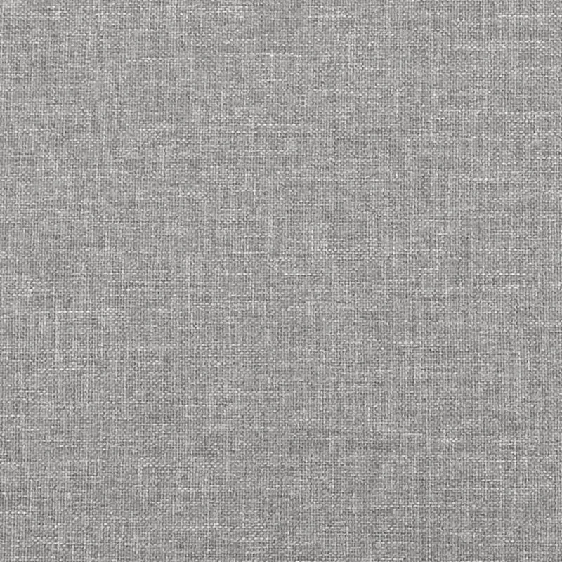 Tête de lit accessoire couchage chambre à coucher meuble 100 x 5 x 78/88 cm tissu gris clair TDL0203233