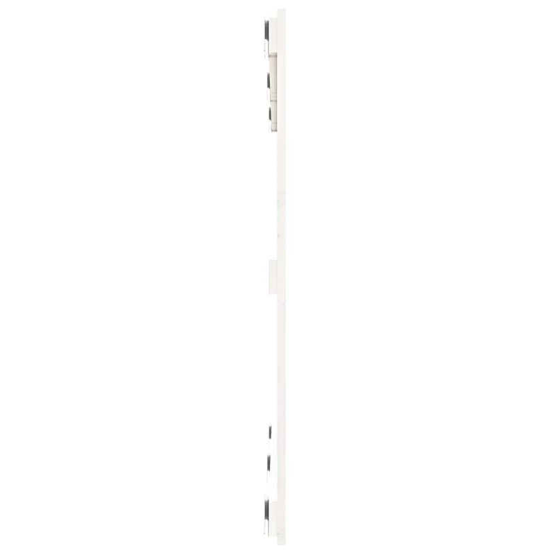 Tête de lit accessoire couchage chambre à coucher meuble murale style palette 127,5 x 3 x 90 cm bois massif blanc TDL0202728