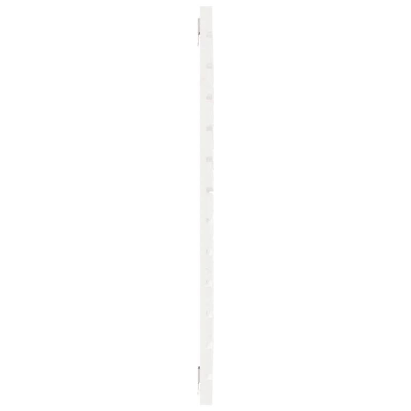 Tête de lit accessoire couchage chambre à coucher meuble murale style palette 126 x 3 x 91,5 cm bois massif blanc TDL0202732