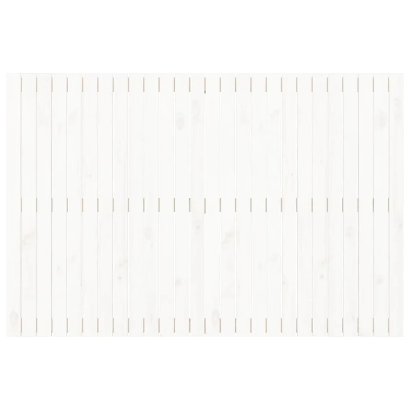 Tête de lit accessoire couchage chambre à coucher meuble murale style palette 166 x 3 x 110 cm bois massif blanc TDL0202709