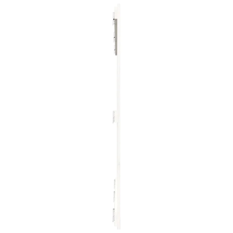 Tête de lit accessoire couchage chambre à coucher meuble murale style palette 166 x 3 x 110 cm bois massif blanc TDL0202709
