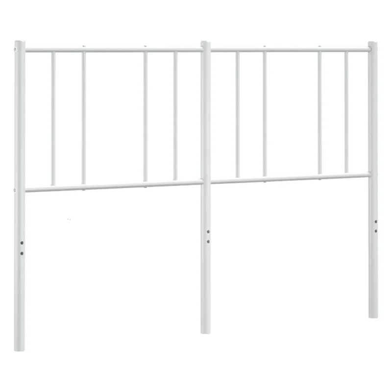 Tête de lit accessoire couchage chambre à coucher meuble 160 cm métal blanc TDL0202472