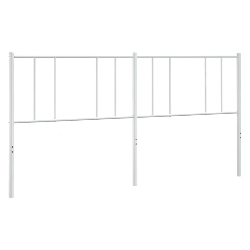 Tête de lit accessoire couchage chambre à coucher meuble 180 cm métal blanc TDL0202470