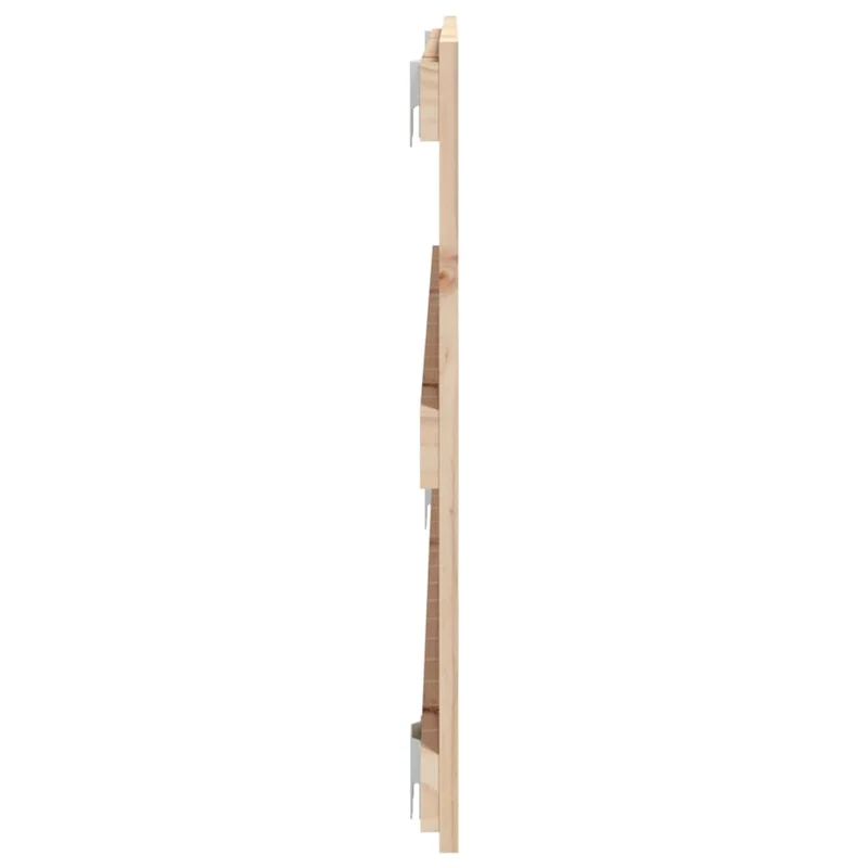 Tête de lit accessoire couchage chambre à coucher meuble murale style palette 95,5 x 3 x 60 cm bois massif de pin TDL0202744