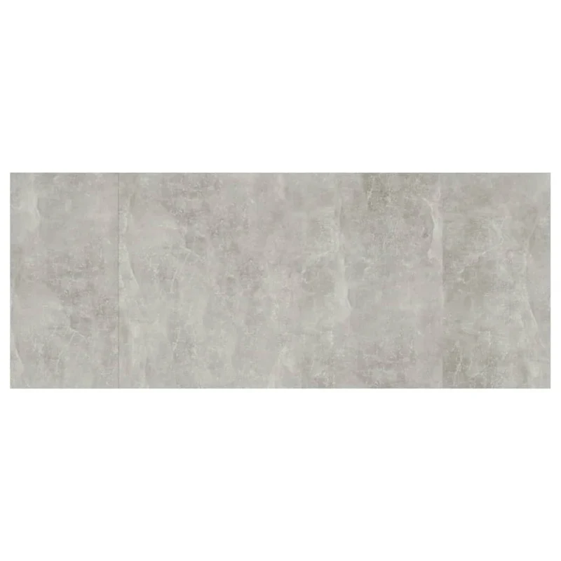 Tête de lit accessoire couchage chambre à coucher meuble 200 x 1,5 x 80 cm MDF gris TDL0203236