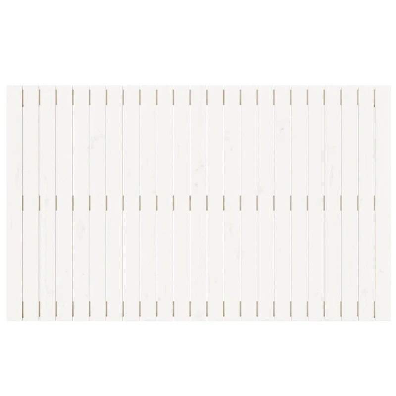 Tête de lit accessoire couchage chambre à coucher meuble murale style palette 147 x 3 x 90 cm bois massif blanc TDL0202716