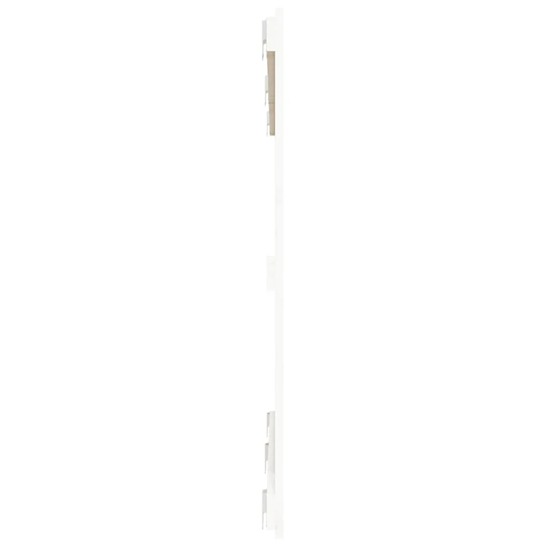 Tête de lit accessoire couchage chambre à coucher meuble murale style palette 147 x 3 x 90 cm bois massif blanc TDL0202716