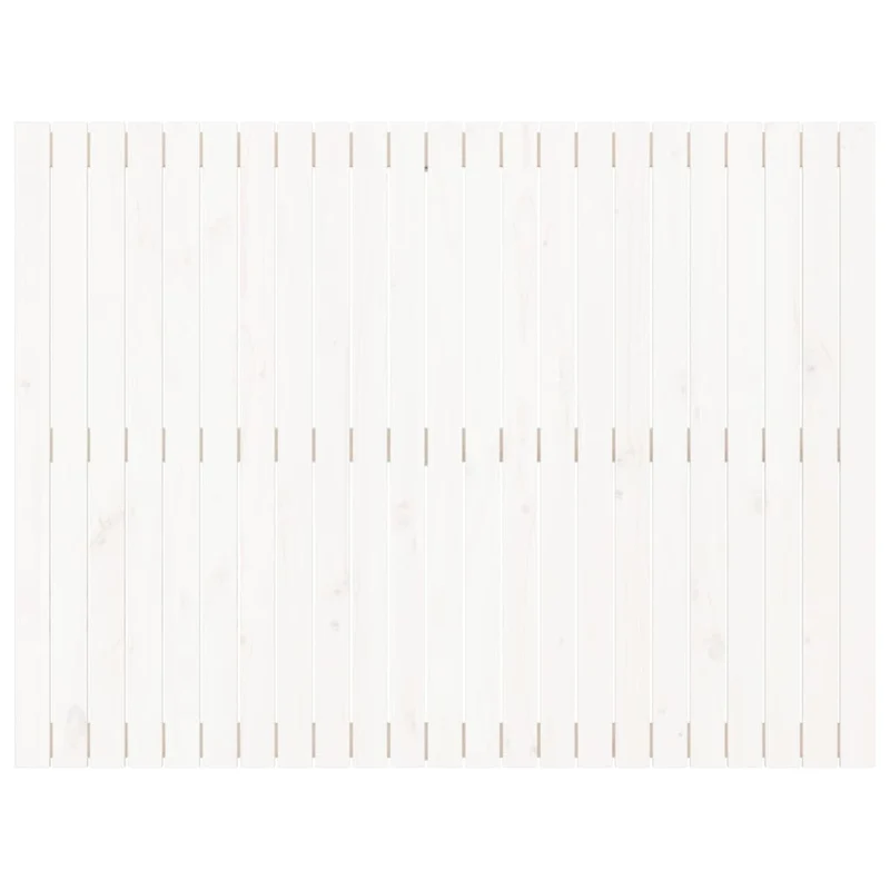Tête de lit accessoire couchage chambre à coucher meuble murale style palette 146,5 x 3 x 110 cm bois massif blanc TDL0202721