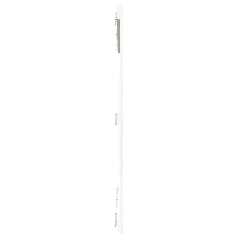 Tête de lit accessoire couchage chambre à coucher meuble murale style palette 146,5 x 3 x 110 cm bois massif blanc TDL0202721