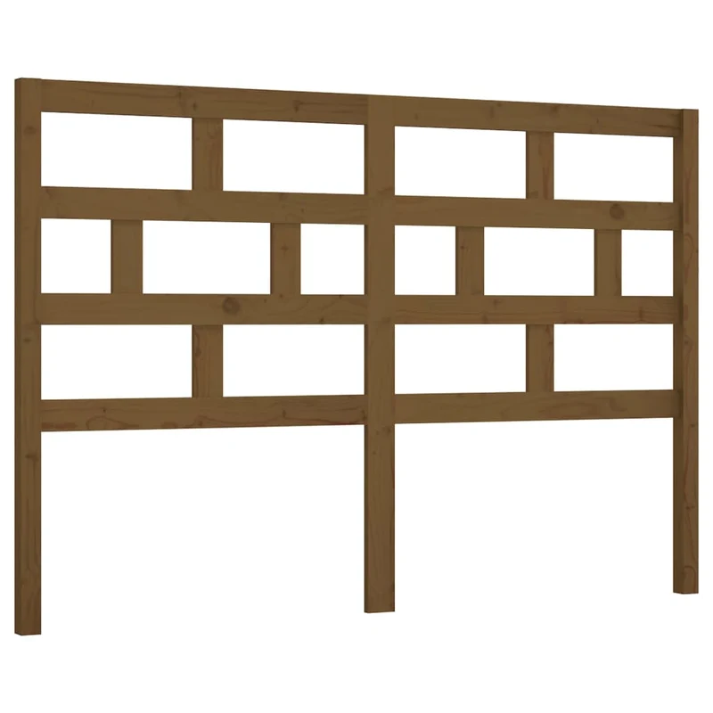 Tête de lit accessoire couchage chambre à coucher meuble 166 x 4 x 100 cm bois massif marron clair TDL0202937