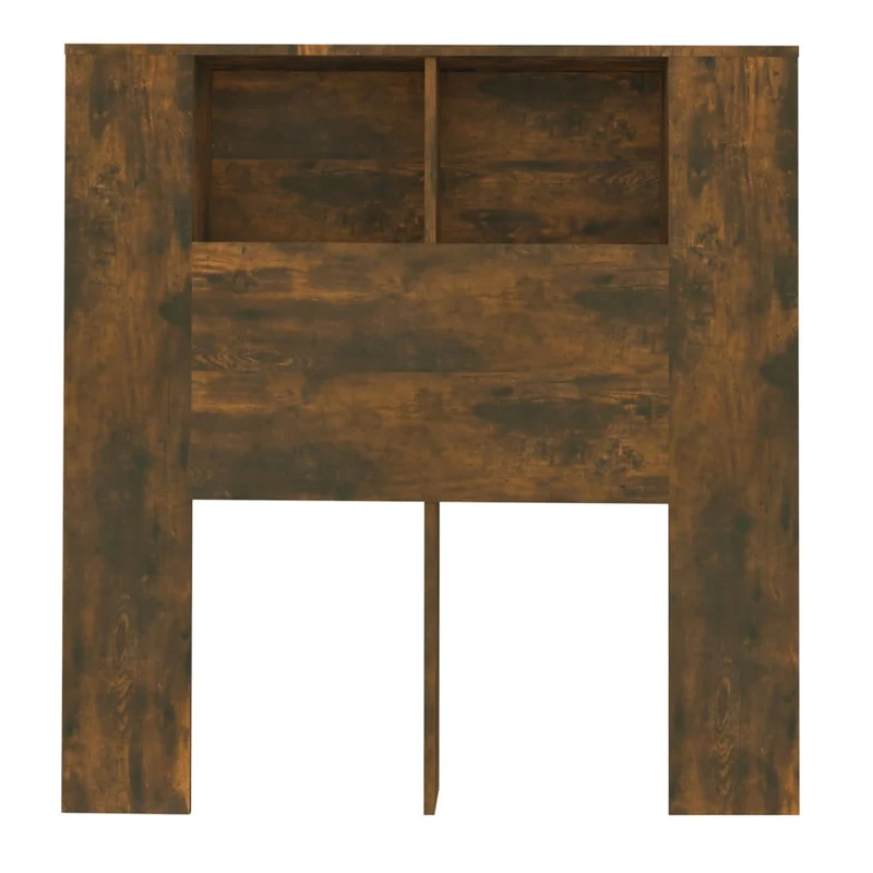 Tête de lit avec rangement accessoire de lit table de chevet étagère 100 x 18,5 x 104,5 cm MDF marron TDL0200082