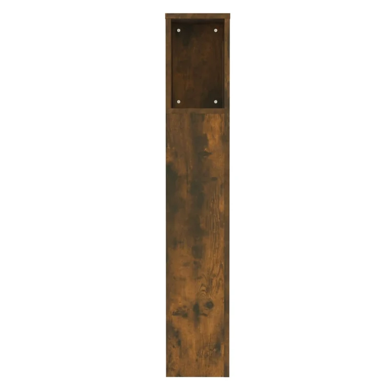 Tête de lit avec rangement accessoire de lit table de chevet étagère 100 x 18,5 x 104,5 cm MDF marron TDL0200082