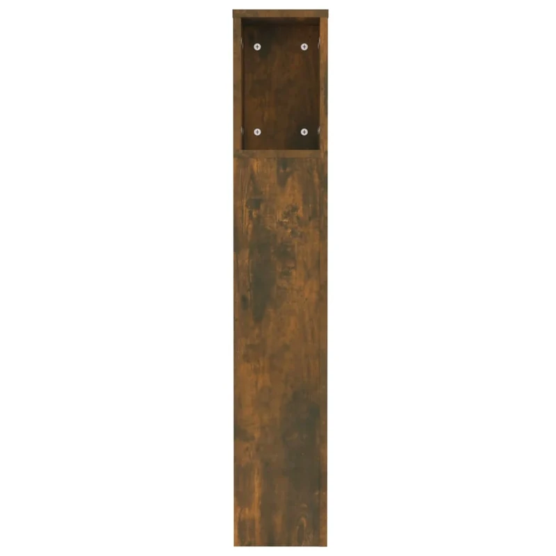 Tête de lit avec rangement accessoire de lit table de chevet étagère 120 x 18,5 x 104,5 cm MDF marron TDL0200080