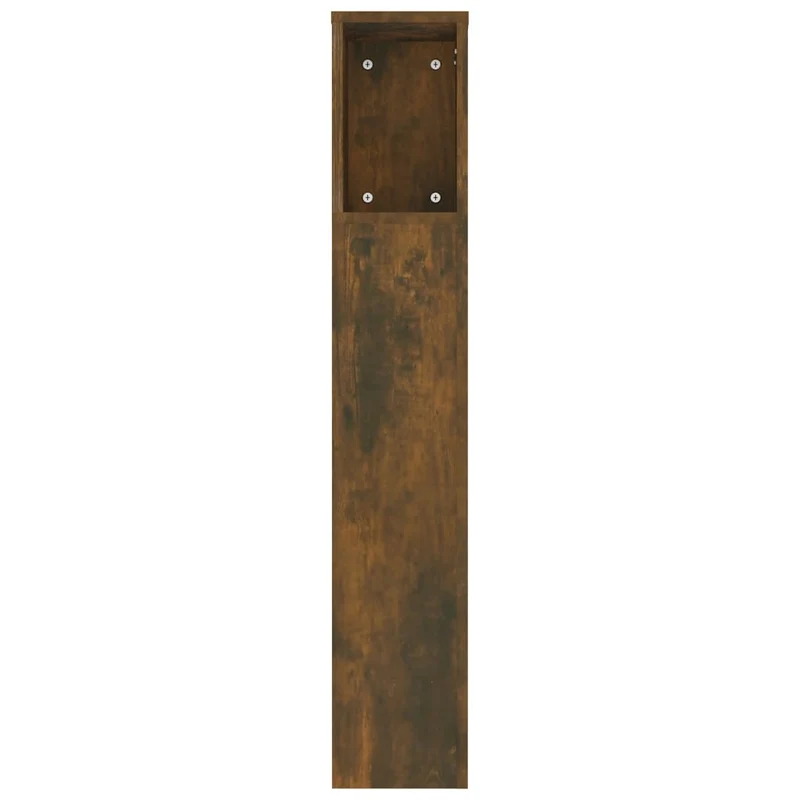 Tête de lit avec rangement accessoire de lit table de chevet étagère 180 x 18,5 x 104,5 cm MDF marron TDL0200074