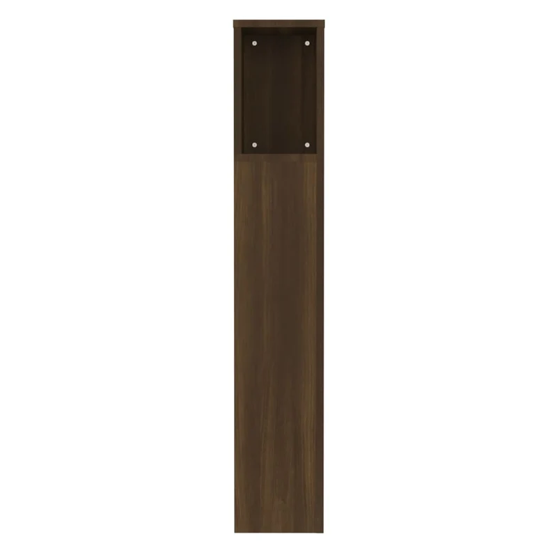Tête de lit avec rangement accessoire de lit table de chevet étagère 100 x 18,5 x 104,5 cm MDF marron TDL0200068
