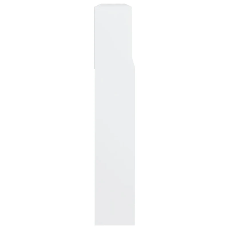 Tête de lit avec rangement accessoire de lit table de chevet étagère 220 x 19 x 103,5 cm MDF blanc TDL0200099