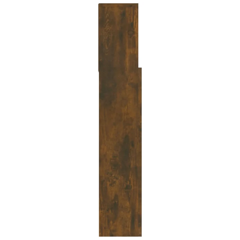 Tête de lit avec rangement accessoire de lit table de chevet étagère 120 x 19 x 103,5 cm MDF marron TDL0200079