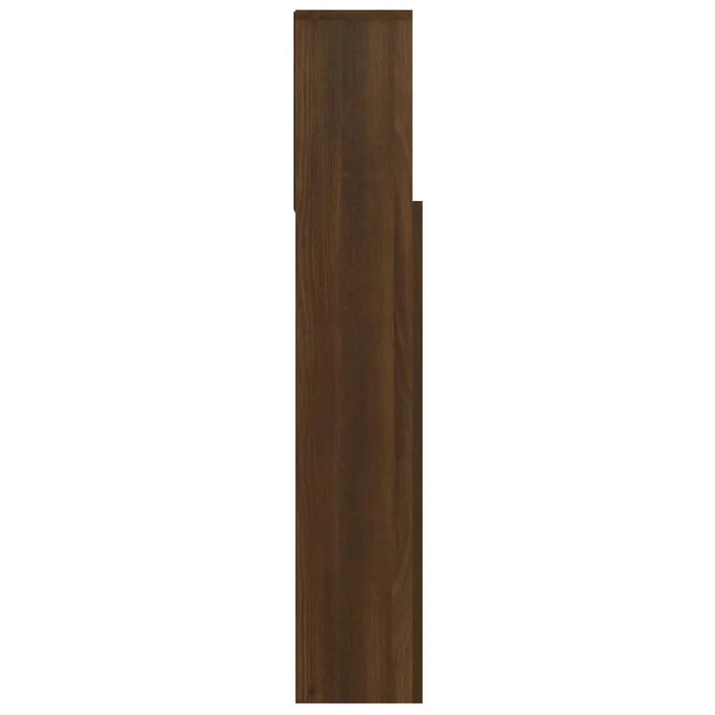 Tête de lit avec rangement accessoire de lit table de chevet étagère 100 x 19 x 103,5 cm MDF marron TDL0200067