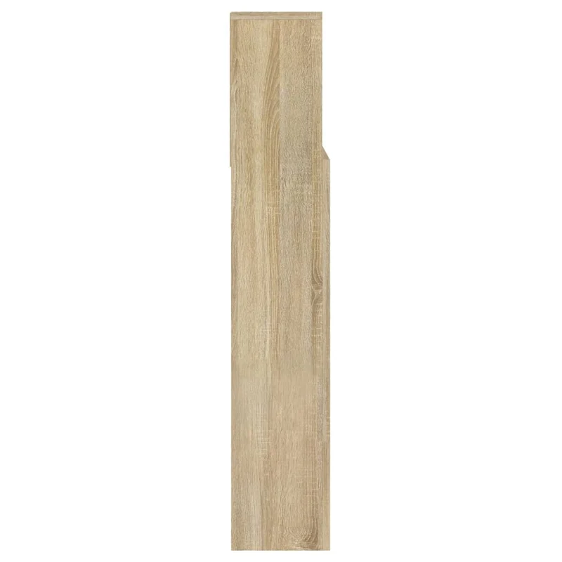 Tête de lit avec rangement accessoire de lit table de chevet étagère 140 x 19 x 103,5 cm MDF couleur chêne TDL0200049