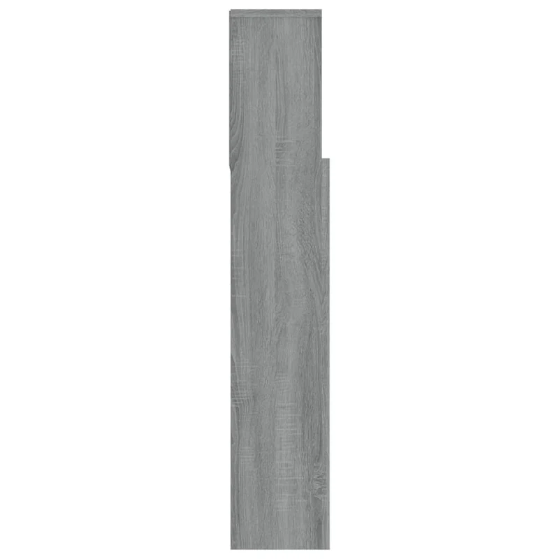 Tête de lit avec rangement accessoire de lit table de chevet étagère 180 x 19 x 103,5 cm MDF gris TDL0200005
