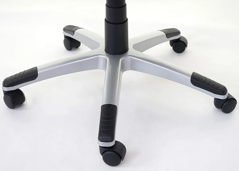 Fauteuil de bureau sur roulettes avec fonction massage chauffage pivotante en synthétique crème 04_0001917