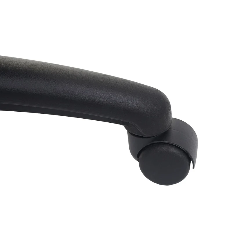 Fauteuil chaise de bureau gamer sur roulettes forme ergonomique pivotant hauteur réglable synthétique noir 04_0001839