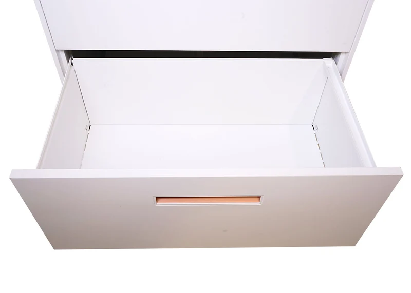 Armoire de bureau rangement en acier A4 tiroirs verrouillable 103x76x46cm blanc 04_0001030