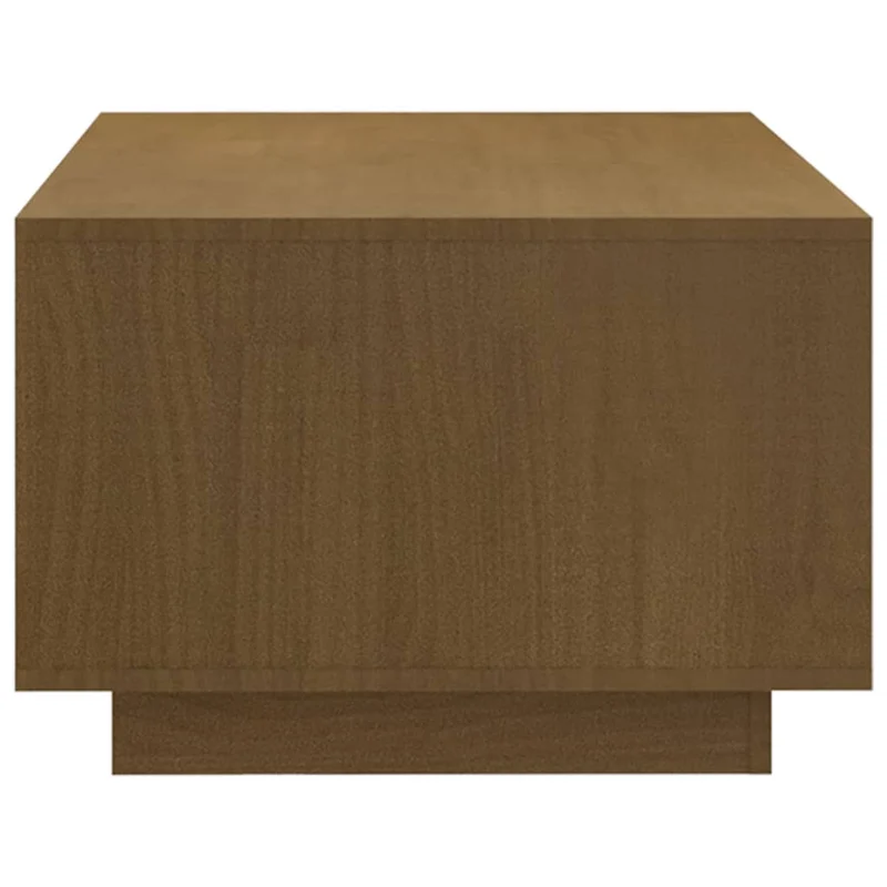 Table basse design moderne et contemporaine 110 x 50 x 33,5 cm bois de pin massif marron DEC039465