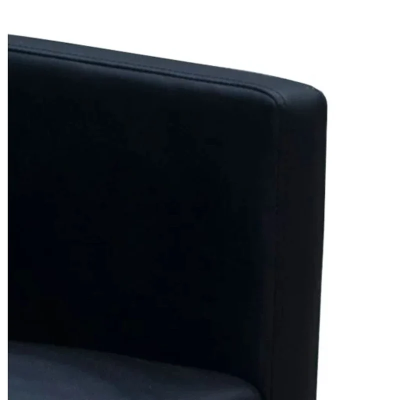 Lot de 2 chaises de salle à manger cuisine sur roulettes design moderne et ergonomique synthétique noir CDS020848