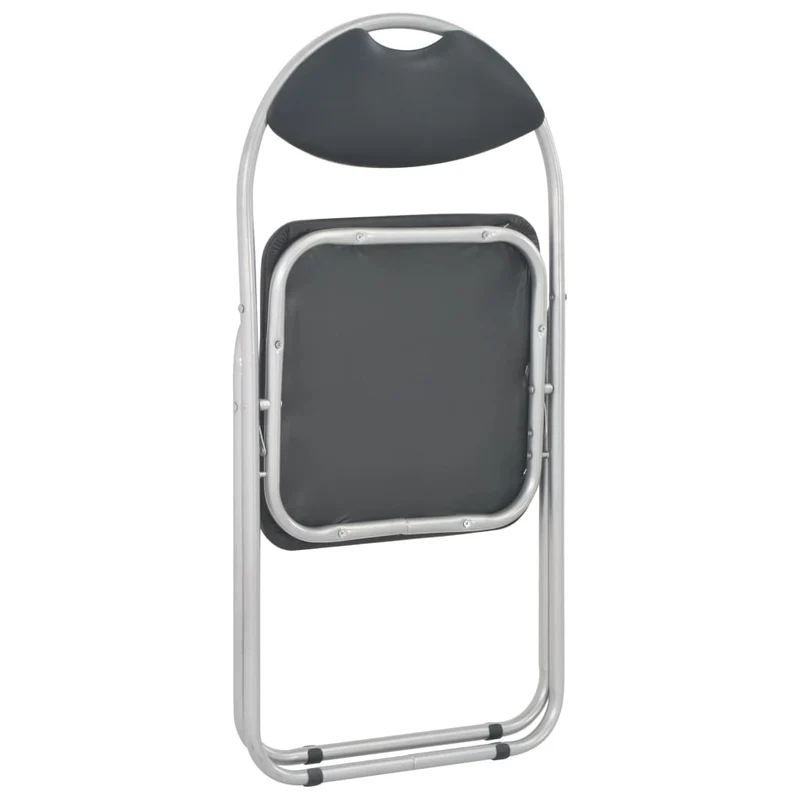 Lot de 6 chaises de salle à manger cuisine pliantes design simple synthétique noir CDS022779
