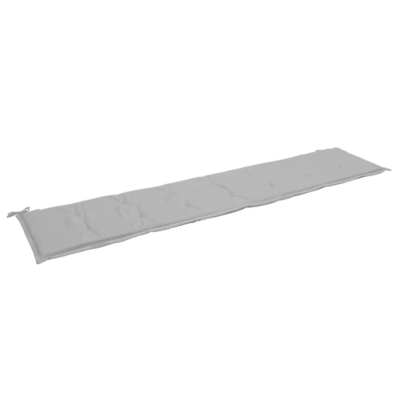 Coussin de banc de jardin Gris 200 x 50 x 3 cm DEC021735
