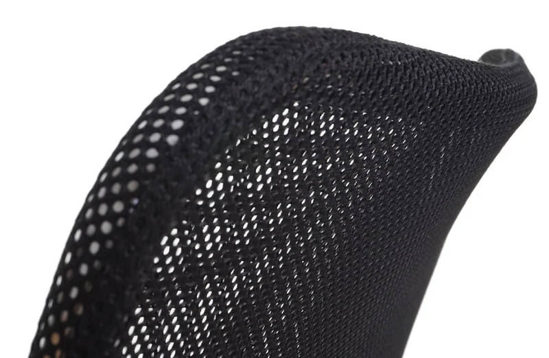 Lot de 2 chaises visiteur chaise de conférence empilable en tissu/textile noir 04_0000279