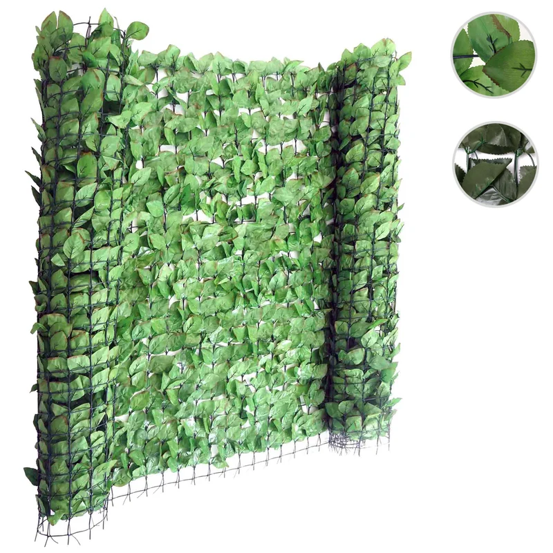 Brise-vue pour balcon revêtement de protection contre le vent pour balcon clôture de terrasse 500x100cm haie en hêtre 04_0001083